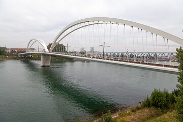 Fototapeta na wymiar Bridge over The Rhine