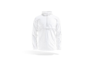 Blank white windbreaker mock up, front view © Alexandr Bognat