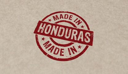 Made in Honduras stamp and stamping