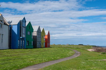 John O'Groats color houses 