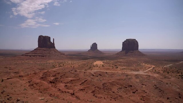 Monument Valley John Wayne Point Mittens and Merrick Buttes Utah Arizona Southwest USA