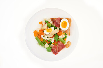 Spanish cuisine mixed vegetables (Menestra de Verduras)
