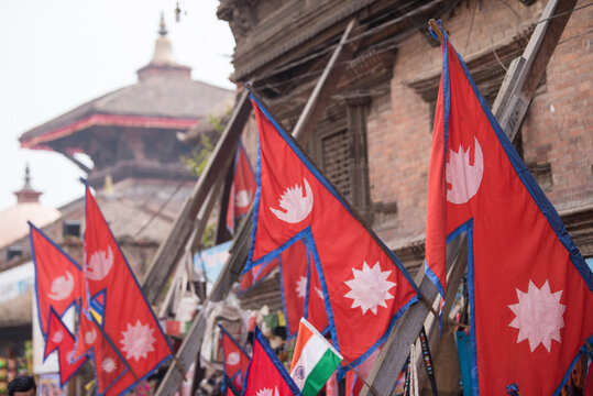 Kathmandu,Nepal,04,20,2019.Bhaktapur Durbar Square is royal palace of the old Bhaktapur Kingdom.It is one of three Durbar Squares in the Kathmandu Valley in Nepal,all are UNESCO World Heritage Sites.
