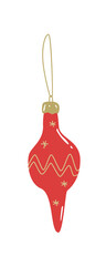 Christmas baubles Set in doodle style. Xmas glitter ball hand drawn, cartoon. Dekoration for c was and new year.