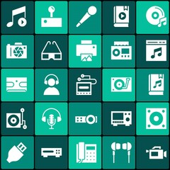 multimedia universal icons for web and mobile