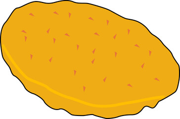 カレーパンのイラスト素材