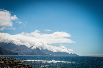 coast in north Gran Canaria
