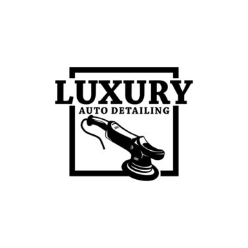Auto Detailing Logo Design, Image, Template, Polisher, Luxury, Vector