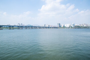 Obraz premium Han River, Seoul, South Korea