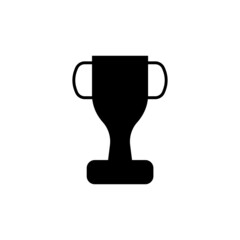Trophy icon vector. Winner symbol. Cup flat icon. Place symbol. Vector eps. Sport award.