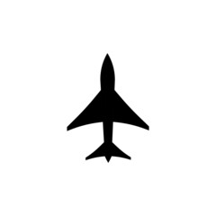 Fototapeta premium Plane icon vector. Travel vector icon. Transport logo. Simple design. Web icon.
