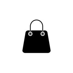 Shopping bag vector icon. Outline simple illustration. Vector isolated symbol illustration. Web flat icon.