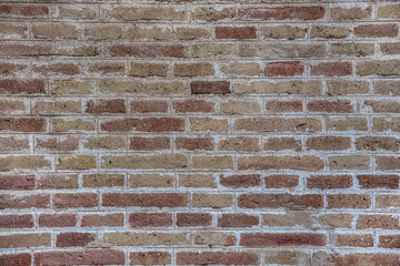 pared de ladrillo naranja rústico