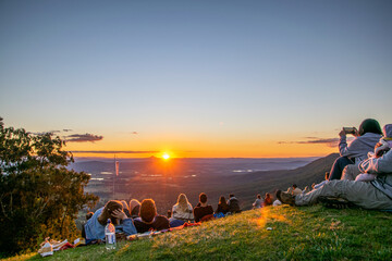 Sunset in Tamborine Mountain, Queensland, Australia