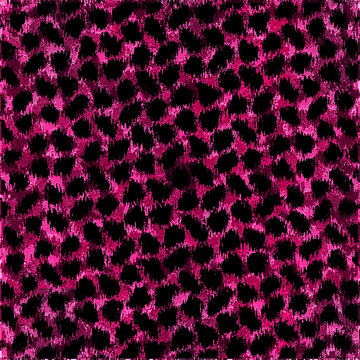 pelliccia leopardato rosa