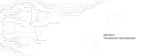 Abstract technology background, Illustration, Hi-tech communication concept innovation background, science and technology digital background