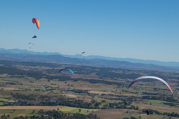 Paragliding in Tamborine Mountain, Queensland, Australia