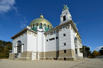 Fototapeta na wymiar Austria, Art Nouveau Otto Wagner Church