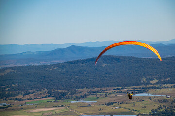 Paragliding in Tamborine Mountain, Queensland, Australia