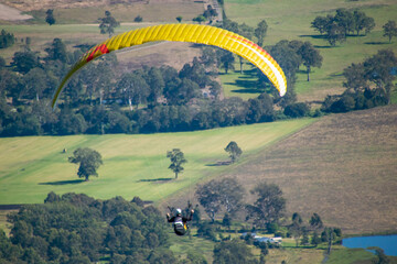 Paragliding in Tamborine Mountain, Queensland, Australia
