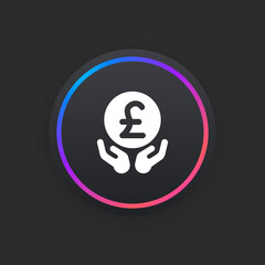 Save Money Pound -  UI Icon