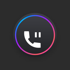 Hold Phone Call -  UI Icon