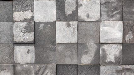 black and white wall