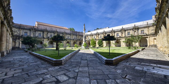 Monastery of Santa Clara-a-Nova, Cloister, Coimbra, Beira, Portugal