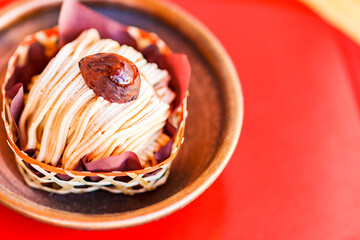 Chestnut Maron Mont Blanc Cake 