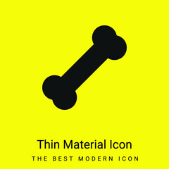 Bone minimal bright yellow material icon