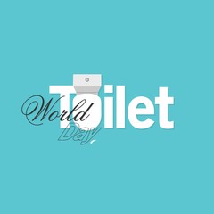 Creative Template Design for World Toilet Day. Vector of Modern Toilet. Editable Illustration.