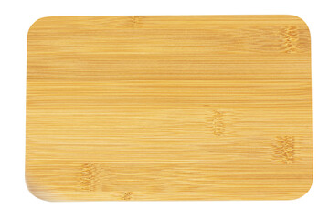The wooden cutting board (chopping board)