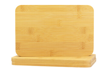 The wooden cutting board (chopping board)