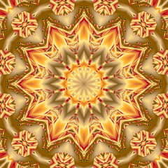 abstract polygonal fractal pattern