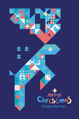 Christmas pattern in scandinavian style