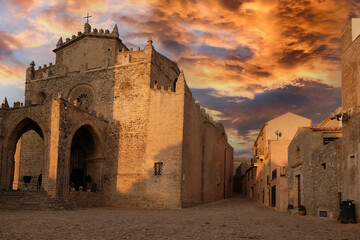 Medievel Catholic Church in Erice, Sicily