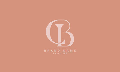 CB, BC, Abstract initial monogram letter alphabet logo design