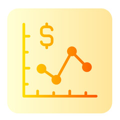 exchange rate gradient icon