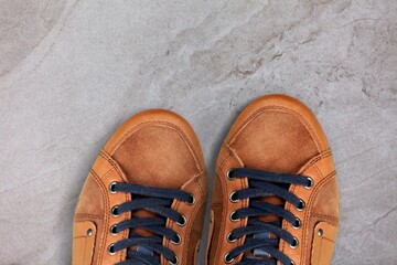 Goodyear welted leather means vintage shoes with leather sole