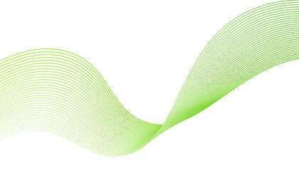 Fototapeta premium Modern abstract green wave liquid lines background. Vector abstract graphic design Banner Pattern background template.