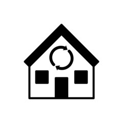 Modern ventilation of home, great design for any purposes. Circulation air of home vector icon. Vector logo illustration.