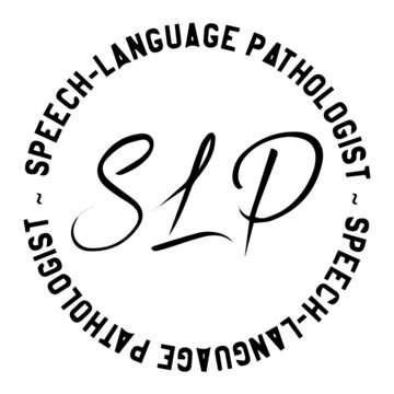slp speech language pathologist background lettering calligraphy, inspirational quotes, illustration typography ,vector design