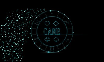 poker dibs. Game casino. Neon dibs