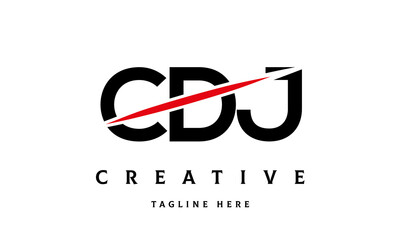 CDJ creative three latter logo