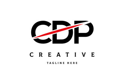 CDP creative three latter logo