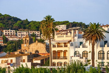 Tossa De Mar, Catalonia, Spain. Picturesque little town near Barcelona. Famous tourist destination...