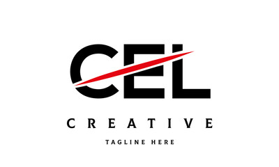 CEL creative three latter logo