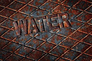 Iron Lid or Cover for Water Main Line or Sewer