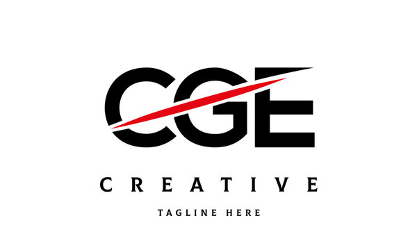 CGE creative three latter logo
