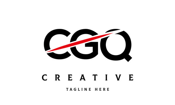 CGQ creative three latter logo